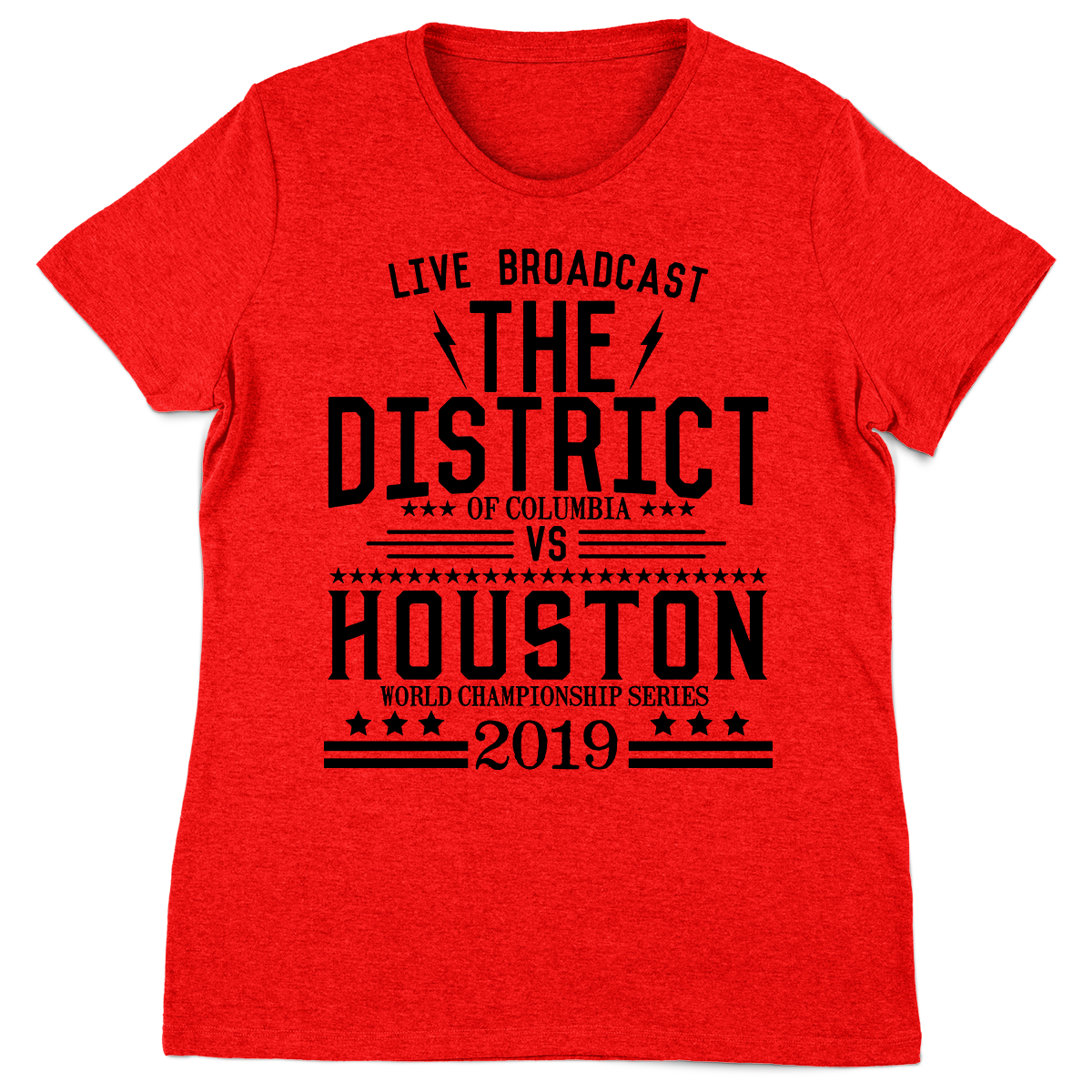 Washington DC - The District vs Houston T-shirt - Limited Print