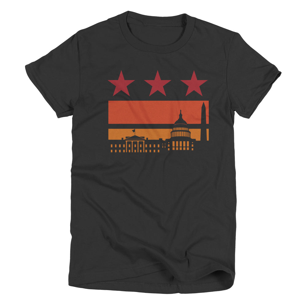 Washington DC Sunset Flag Shirt