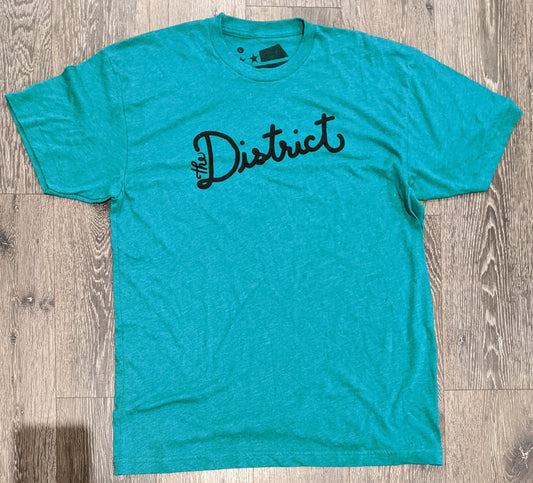 The District Washington DC T-shirt - Teal Green