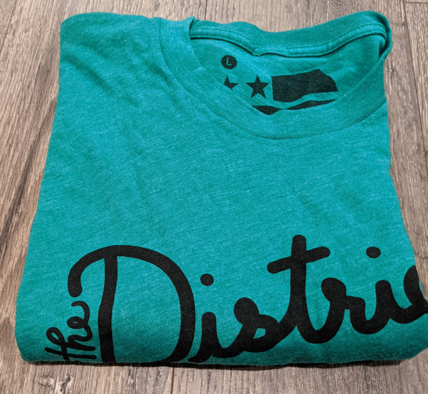 The District Washington DC T-shirt - Teal Green