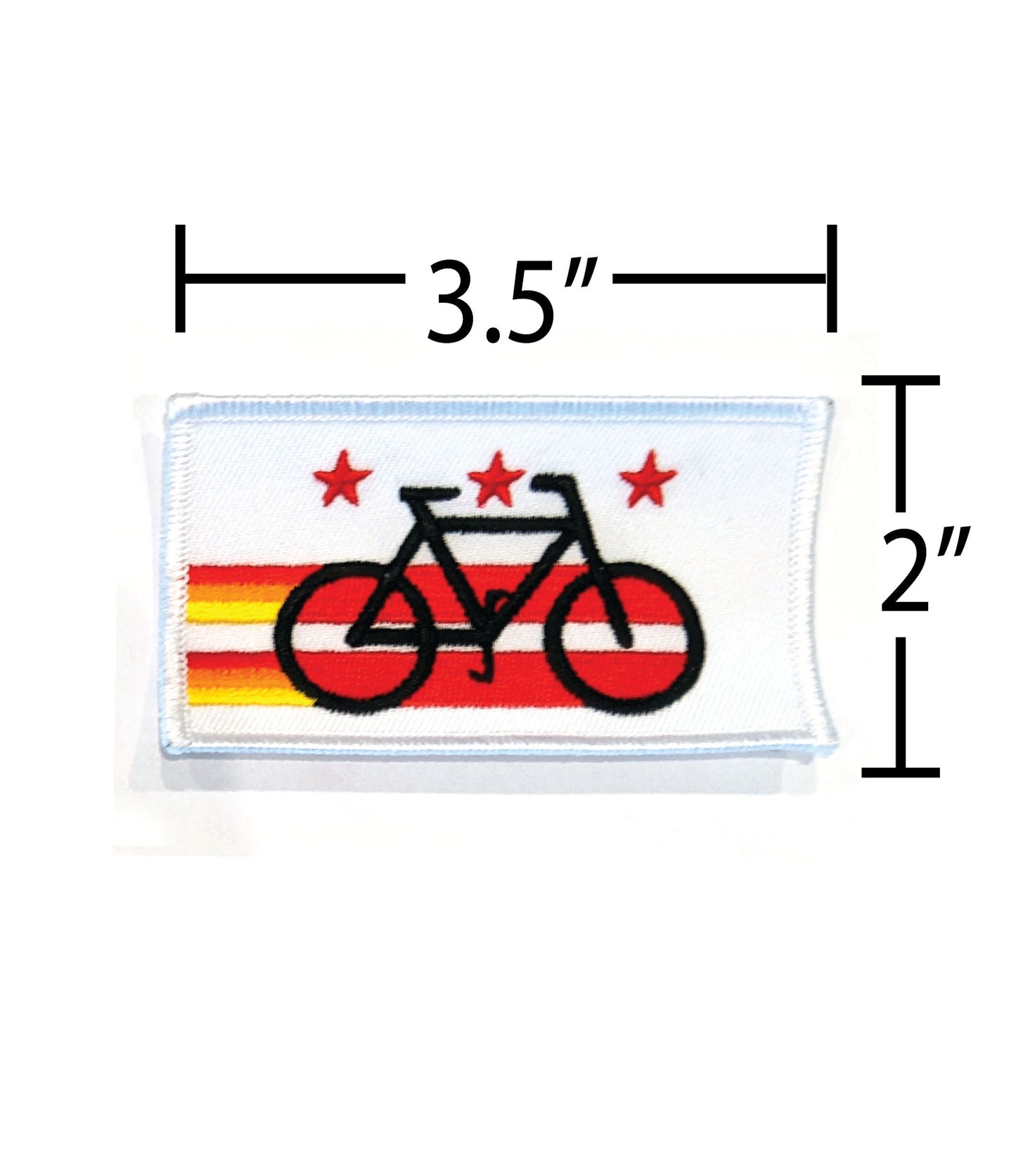 Washington DC Bike Flag Patch