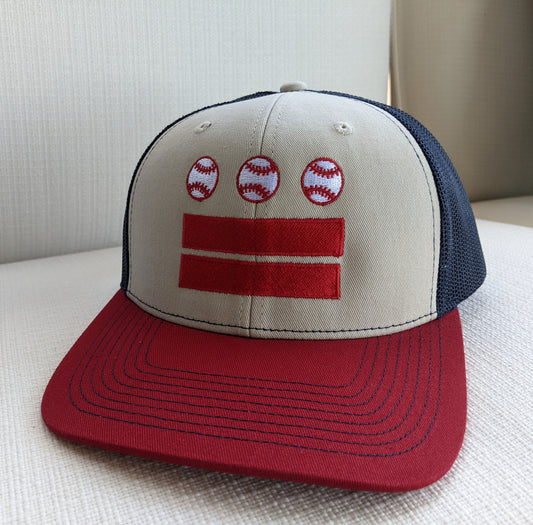 Washington DC Baseball Flag Snapback Hat